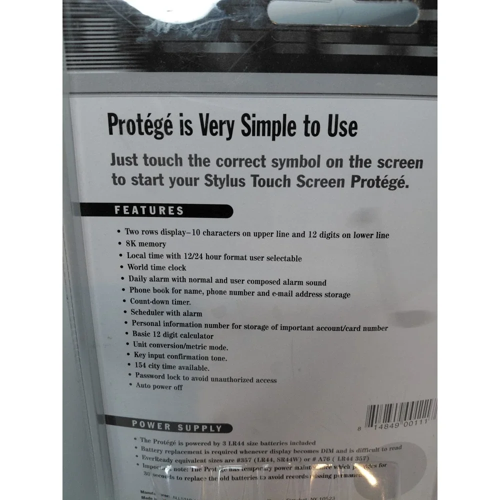 Protégé Touch Screen Organizer with Stylus Protege Handheld‎ Personal Planner